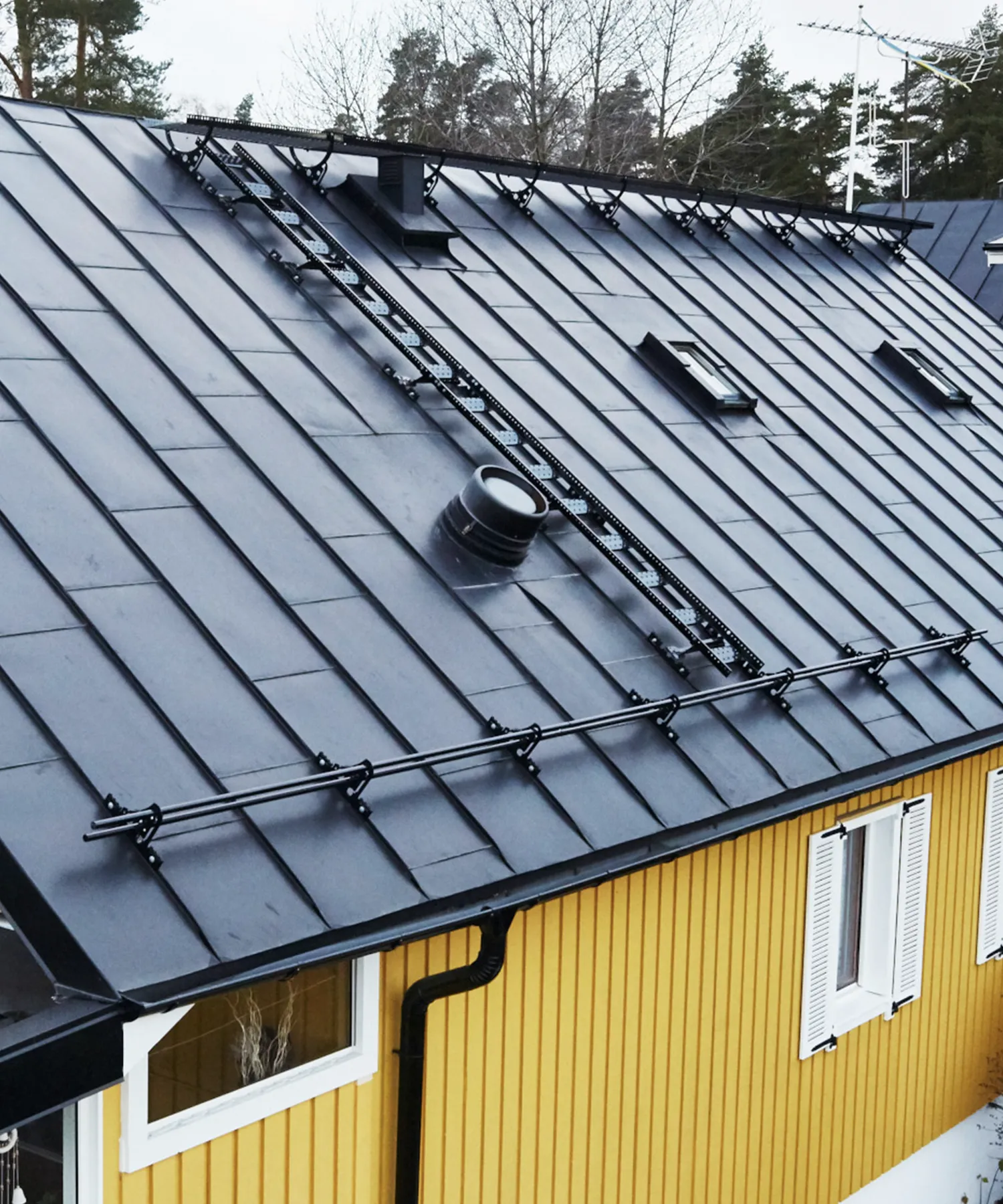 Takmålning plåttak