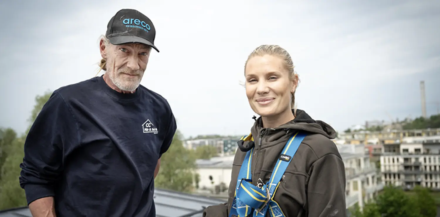 Säker arbetsmiljö på taket
