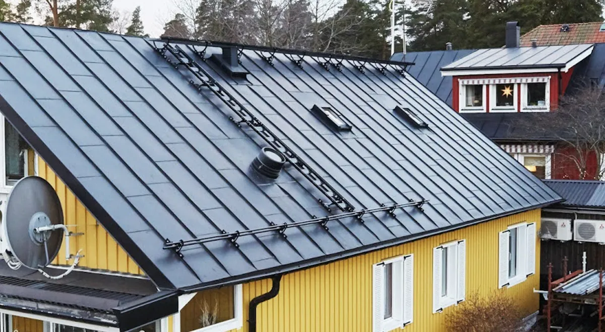 Tvätta plåttak